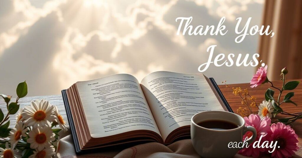 Good morning thank you jesus quotes: Every day begins with gratitude


