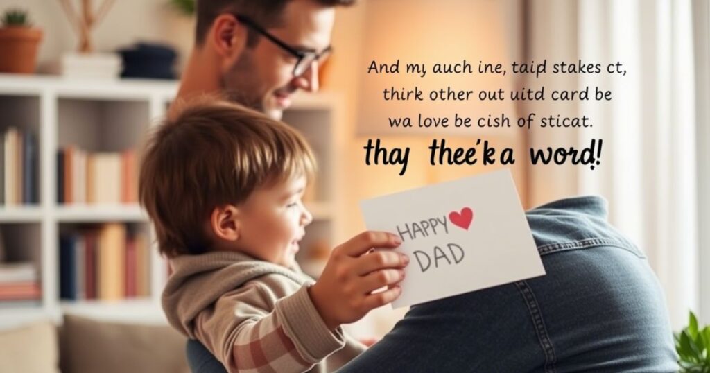 Short Thank You Messages for Dad