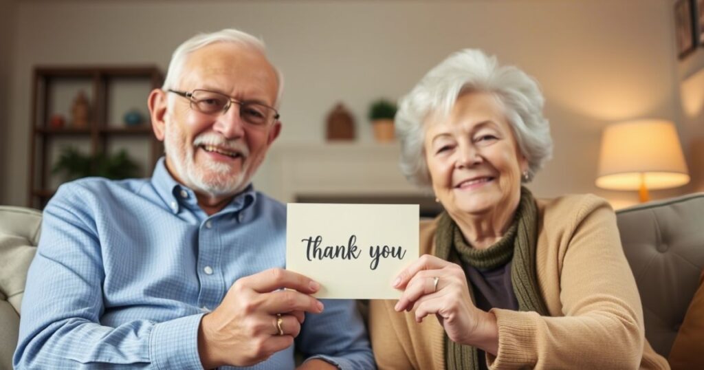 Short Thank You Messages for Uncle and Aunt