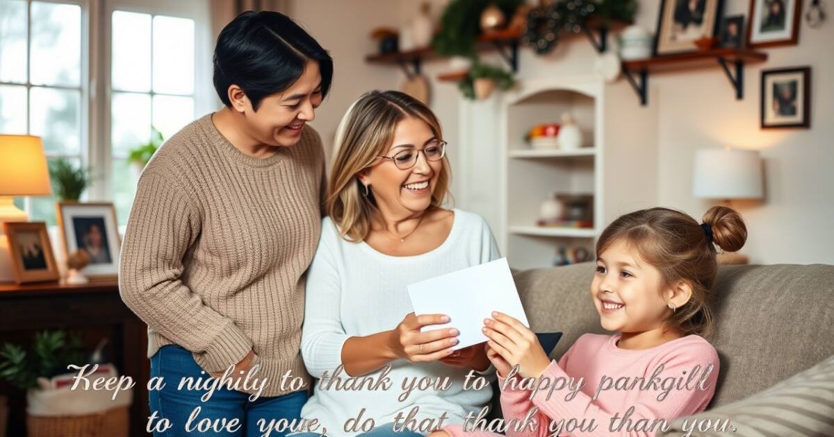 Thank You Messages for Daughter