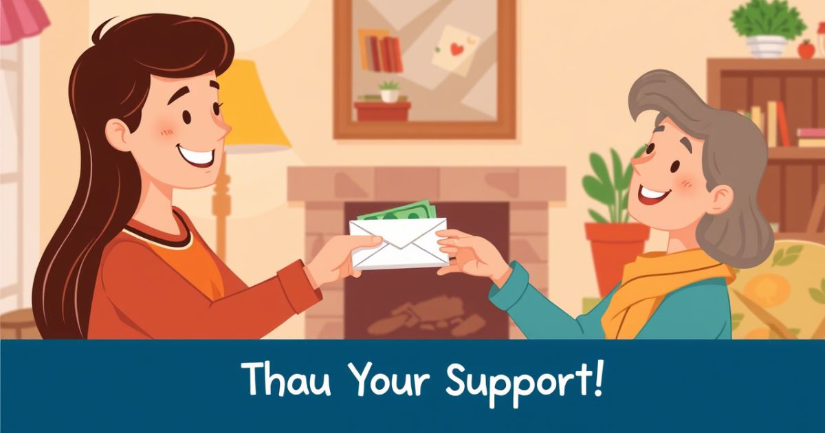 Thank You Messages for Financial Support