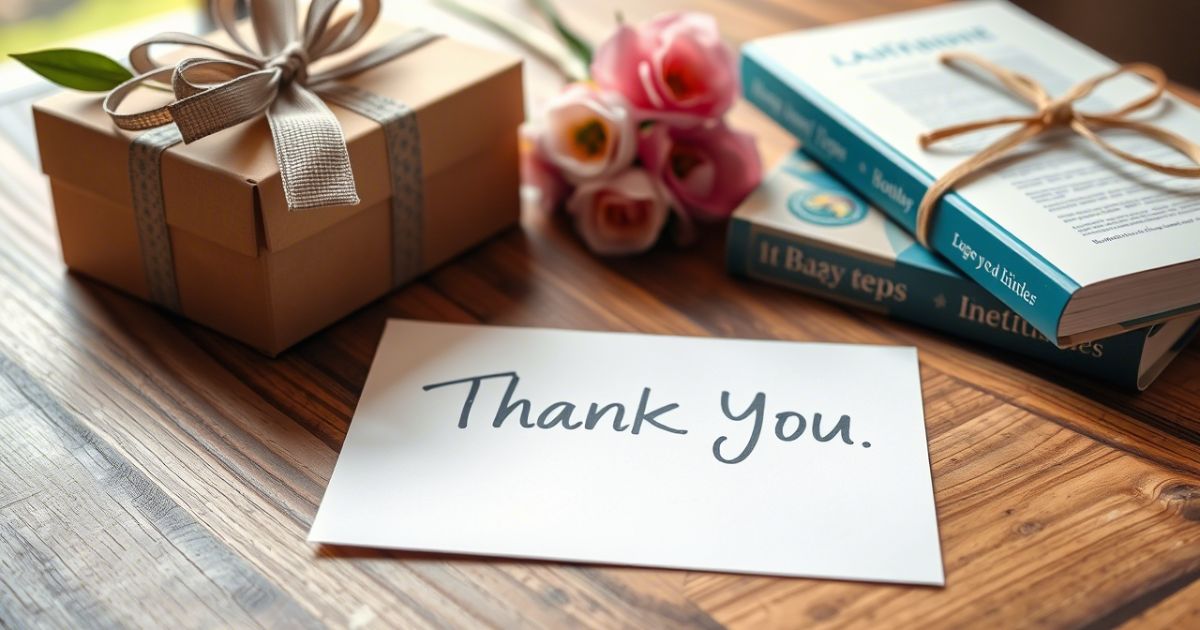 Thank You Messages for Gifts Received