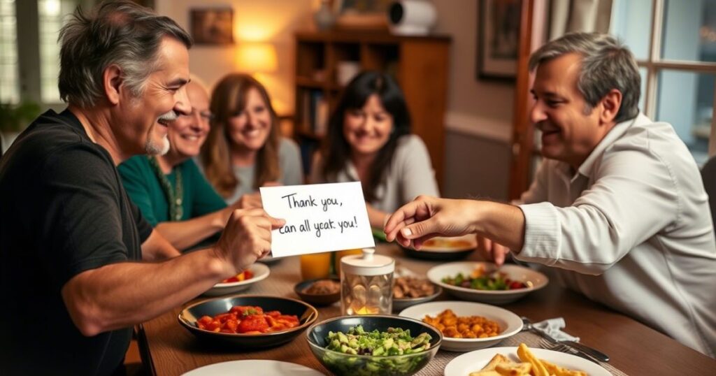 Thank You Notes for Dinner and Hospitality