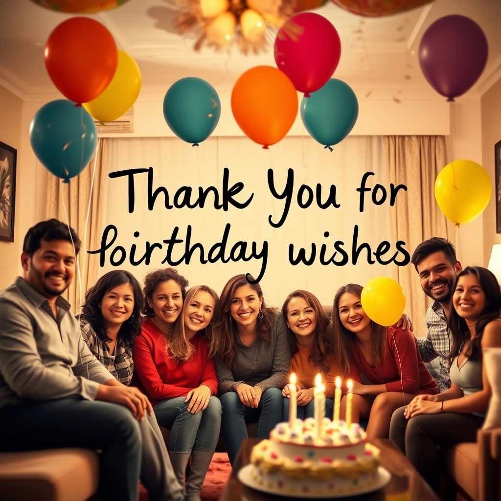 Thank You for Birthday Wishes