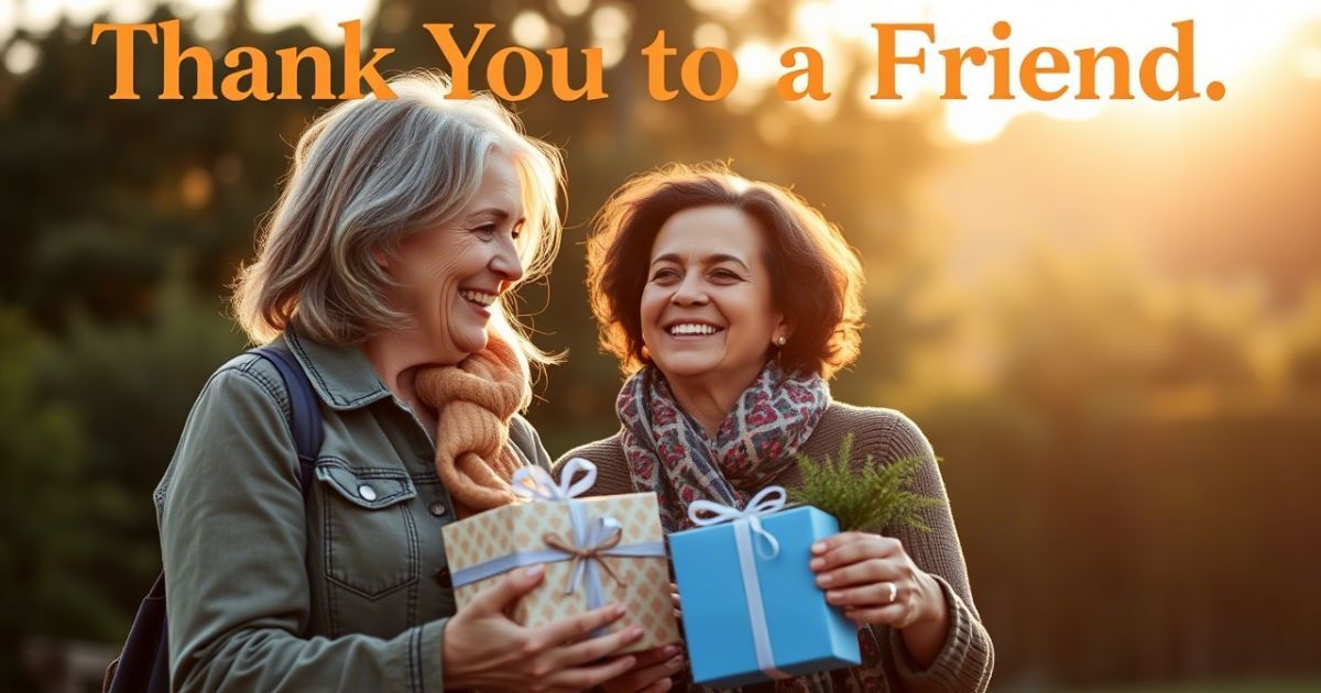 Thank You to a Friend
