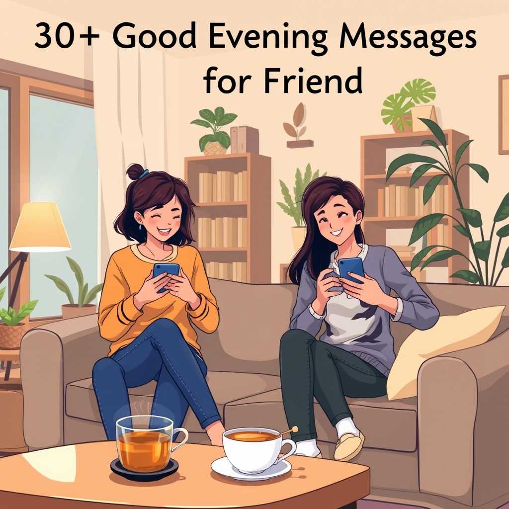 30+ Good Evening Messages for Friends