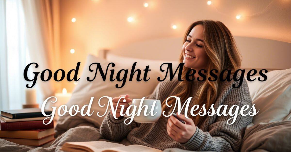 Good Night Messages for a Female Friend