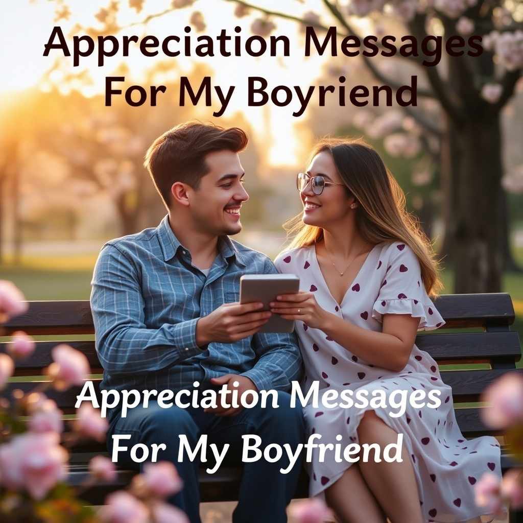 Appreciation Messages For Boyfriend