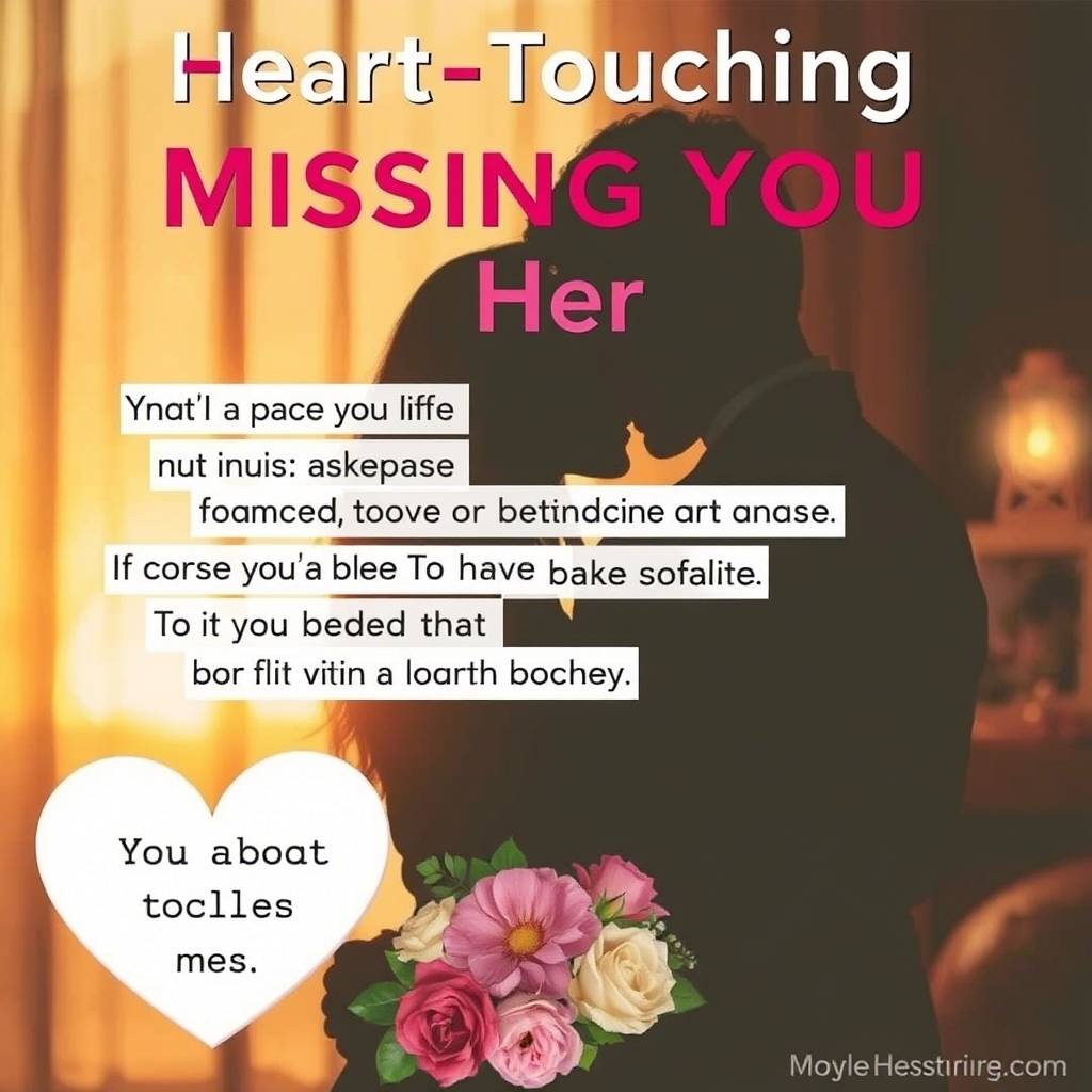 Heart-Touching Missing You Messages for Her