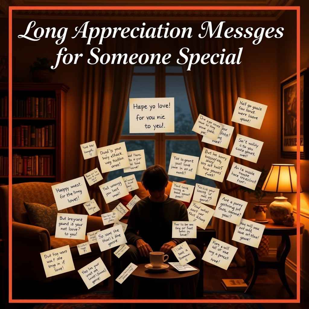 Long Appreciation Messages for Someone Special
