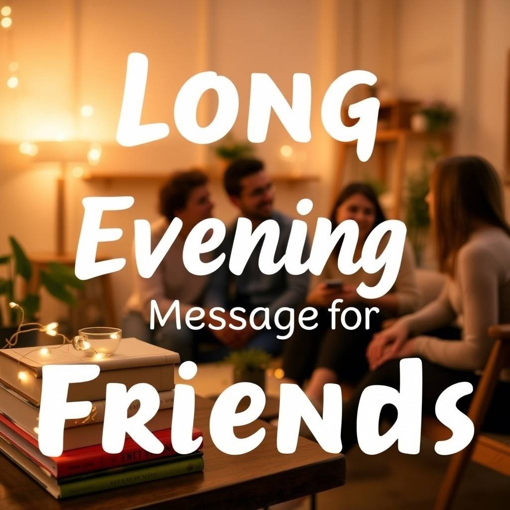 Long Good Evening Message for Friends