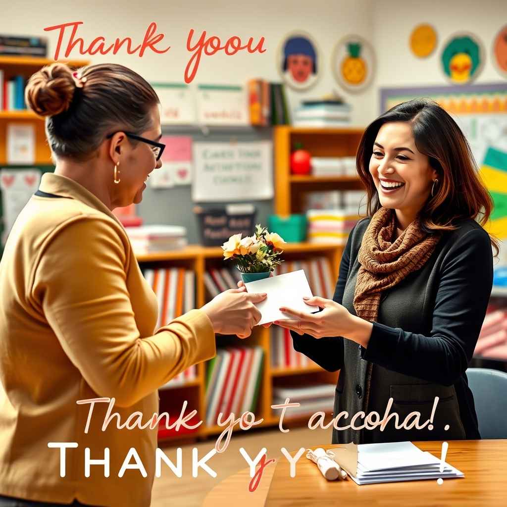 messages for teachers from parents