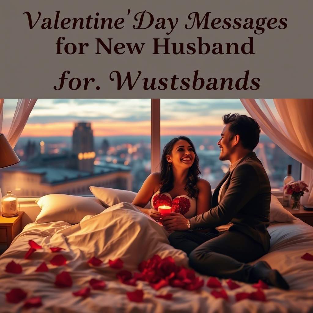 Valentine’s Day Messages for New Husbands