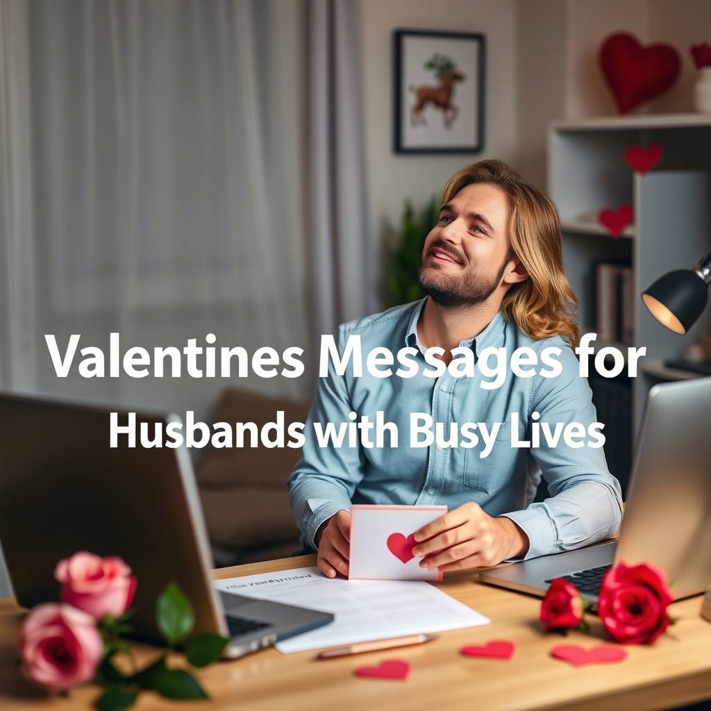 Valentines Messages for Husbands with Busy Lives