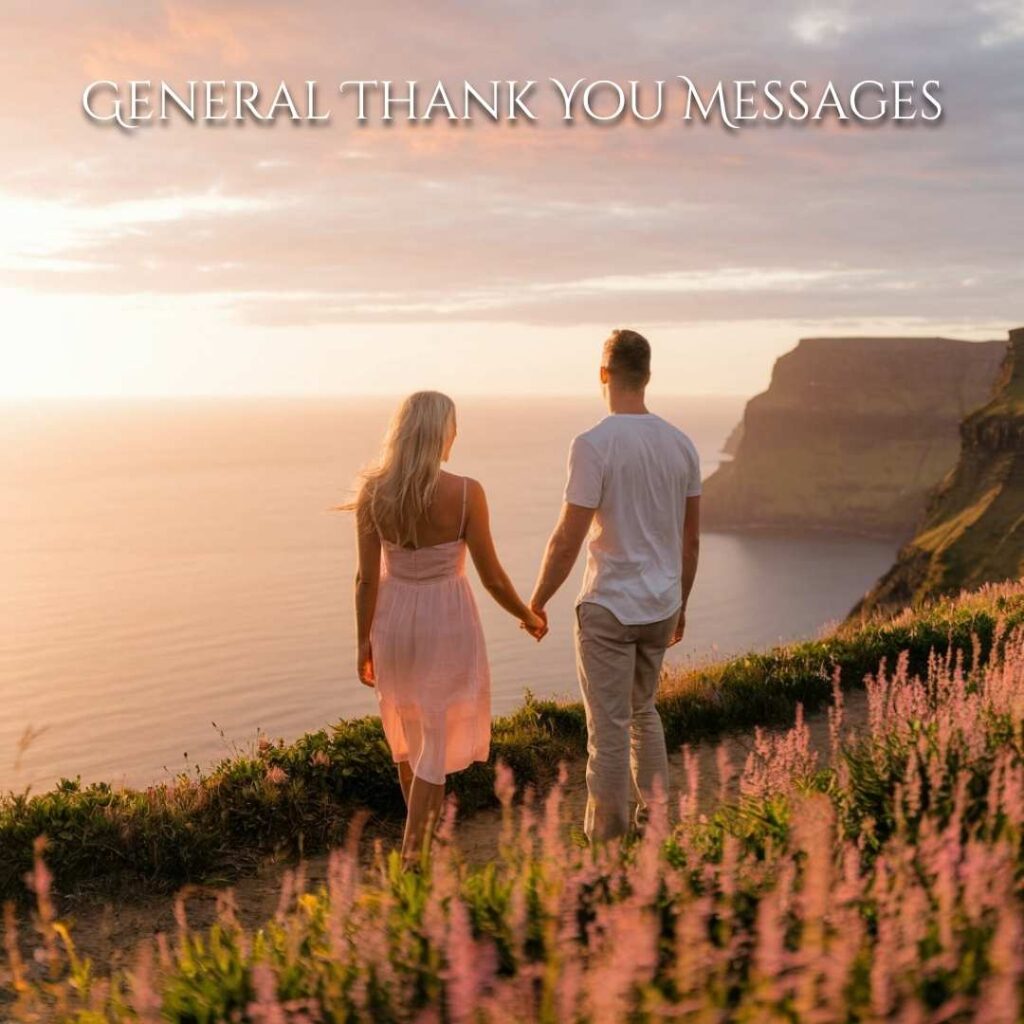 General Thank You Messages