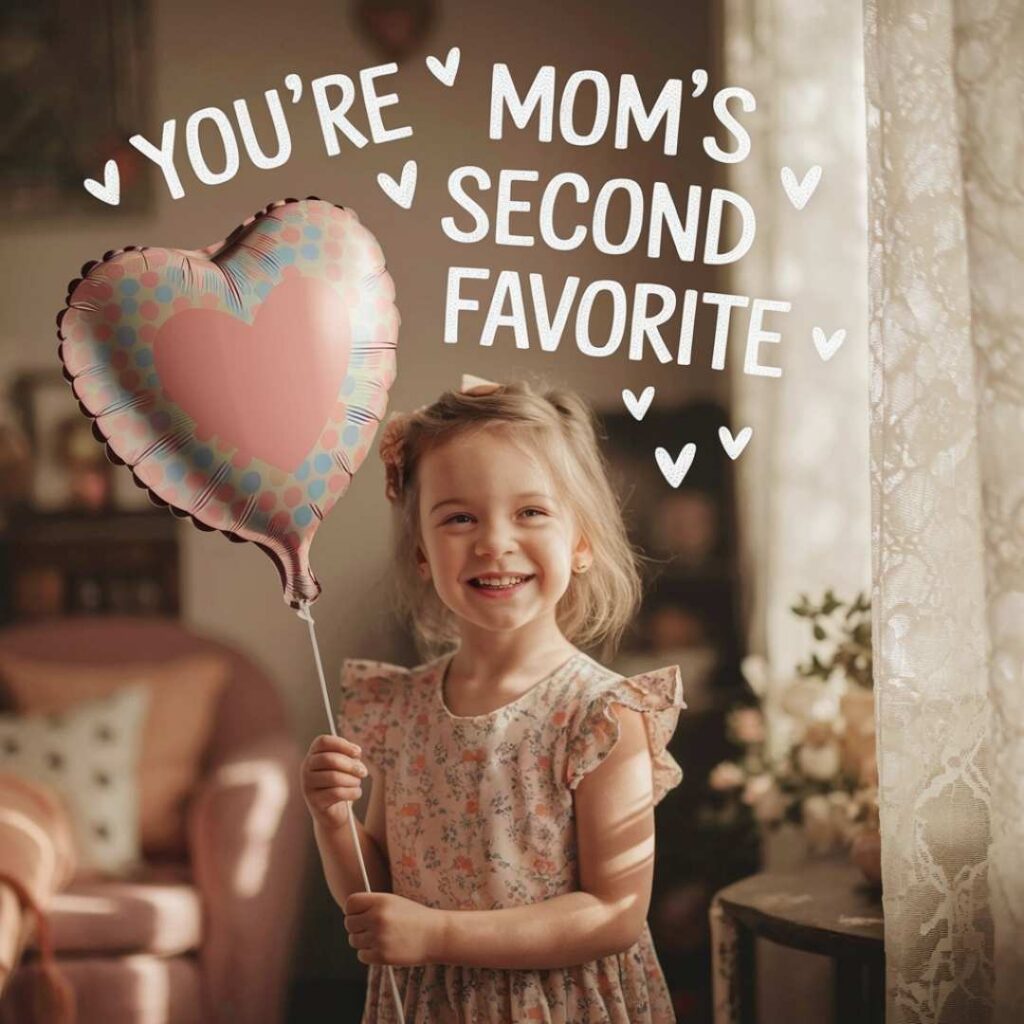 Lighthearted Valentine Messages for My Sister as Mom’s Second Favorite Child