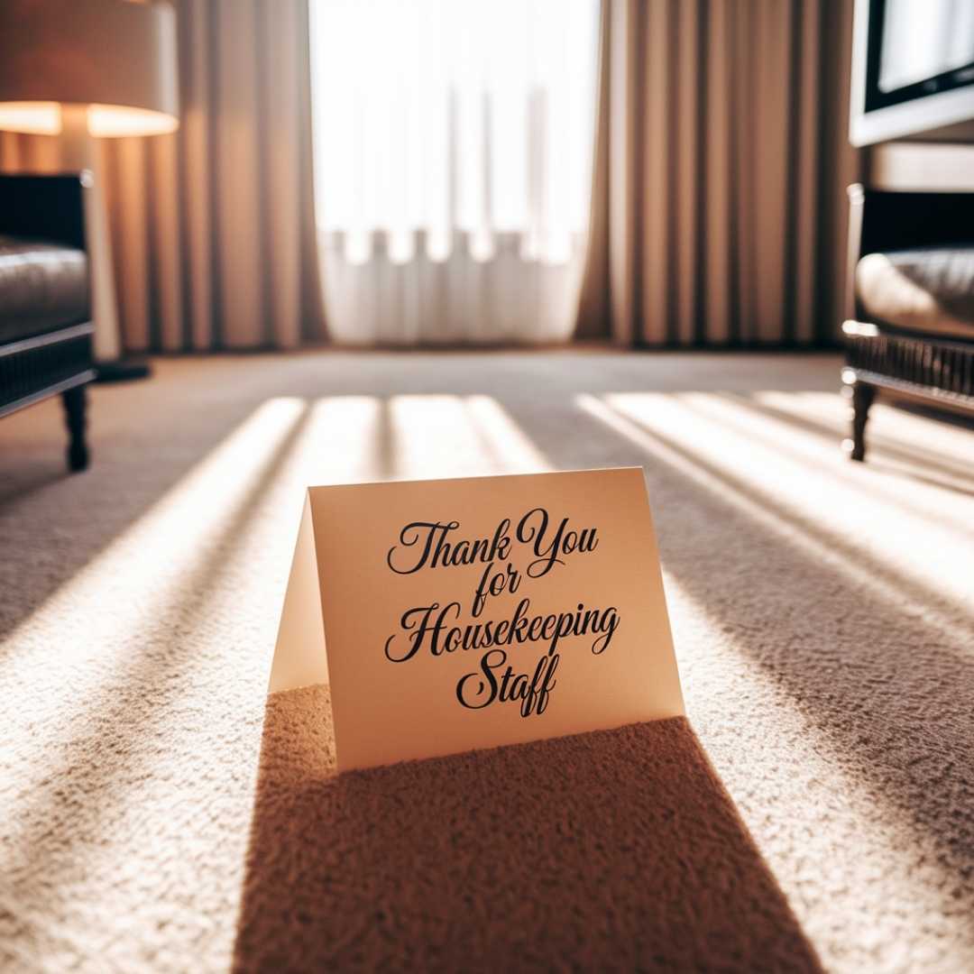 Thank You for Housekeeping Staff
