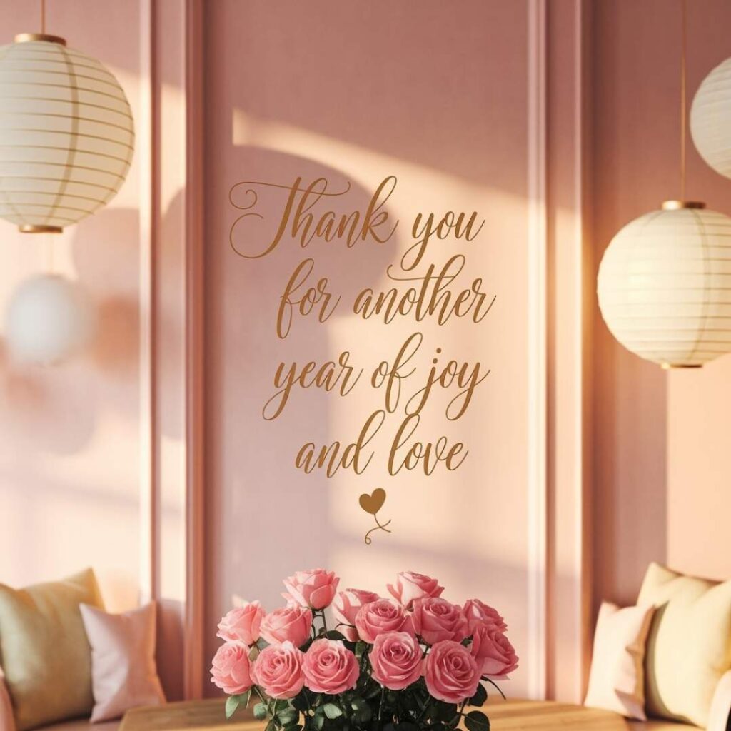 Thank You Message for Wedding Anniversary