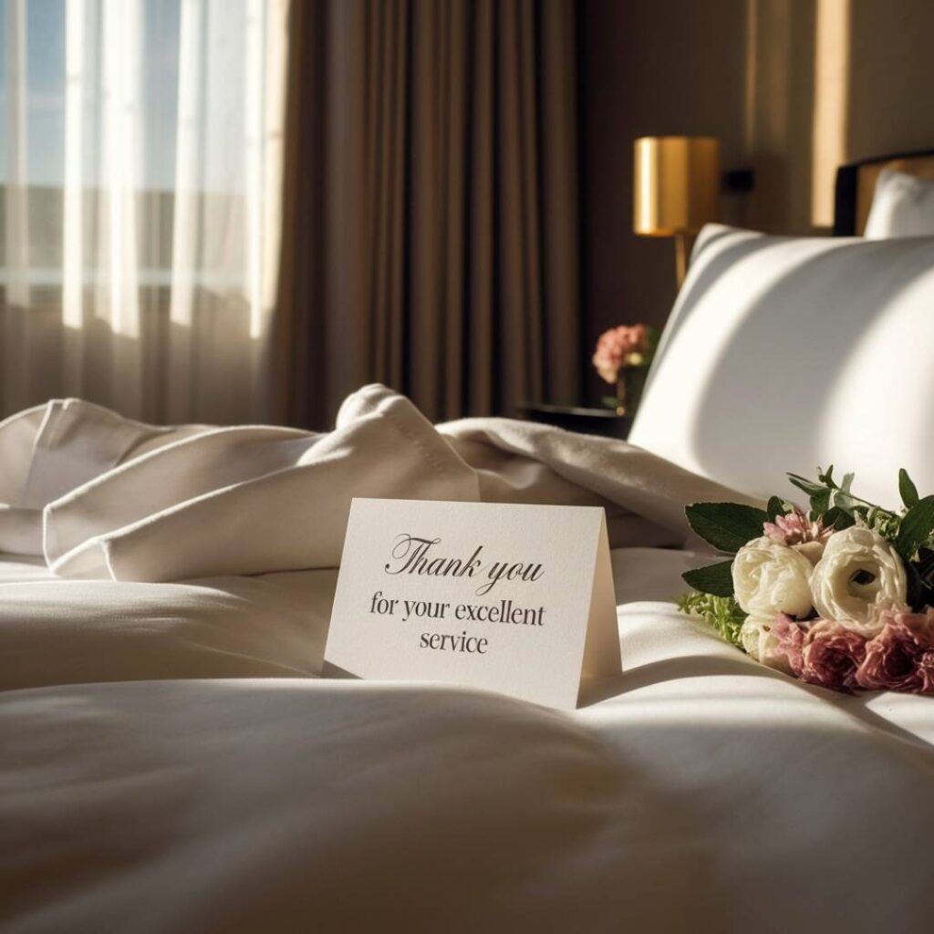 Thank You Notes for Housekeeping Staff