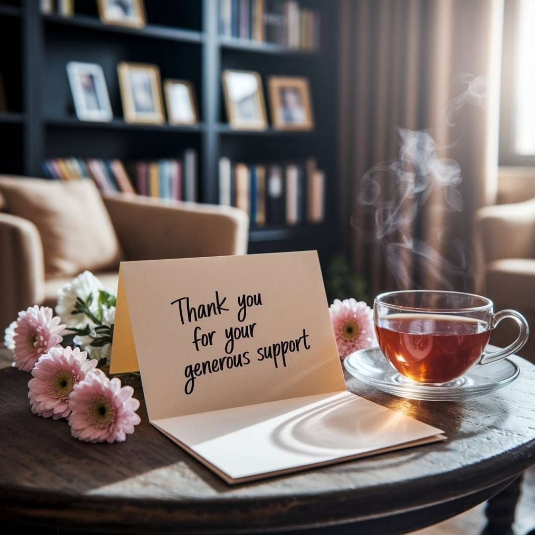 Ways to Express Your Gratitude for Financial Support