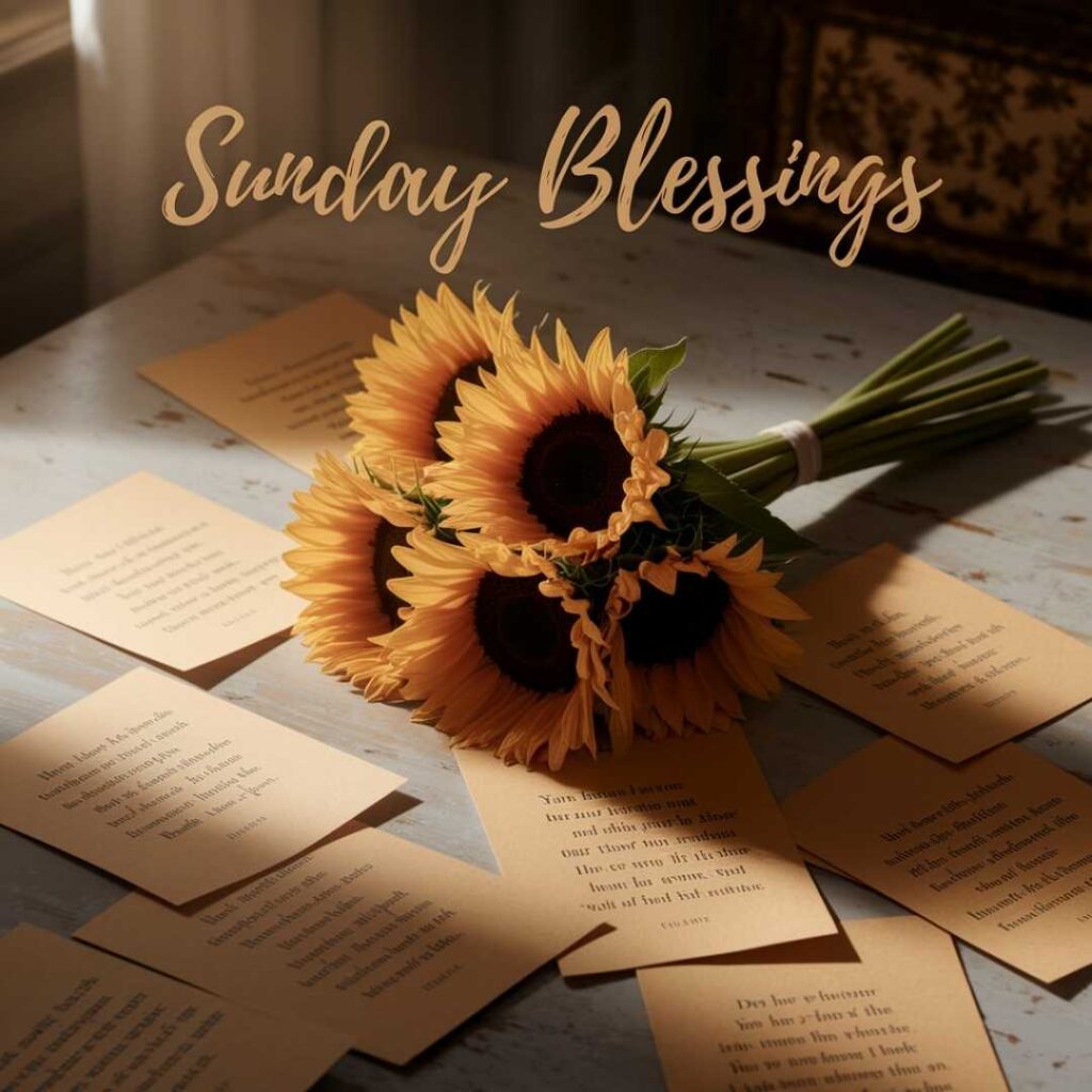 Happy Sunday Blessings Quotes Bible Verses to start your day